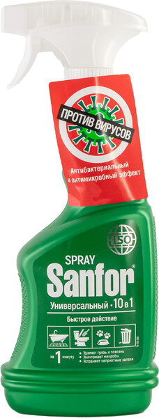 Чистящее средство Sanfor универсальное 10 в 1, 500 мл