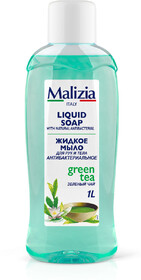 Мыло жидкое Malizia Зеленый чай антибактериальное 1000мл