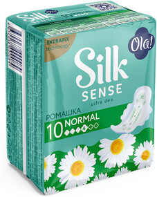 Прокладки гигиенические Ola! Silk Sense Ultra Normal Ромашка ультратонкие, 10 шт