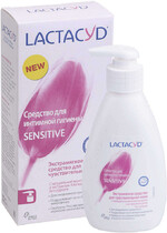 Мыло Lactacyd Sensitive с натуральной молочной кислотой и экстрактом хлопка для интимной гигиены, 200 мл