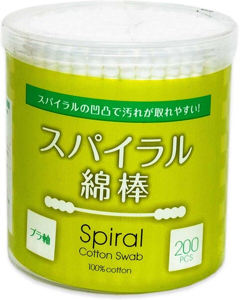 Ватные палочки Can Do спиралевидные, 200 шт