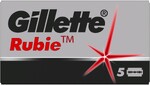 Двусторонние лезвия Gillette Rubie Platinum Plus 5шт.