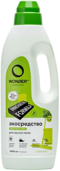 Средство для мытья пола Wonder Lab Киви и листья айвы, 1 л