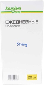 Прокладки ежедневные «Каждый день» String, 20 шт