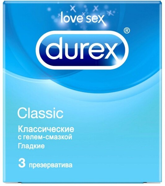 Durex Classic Презервативы 3 шт.