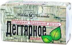 Туалетное мыло НЕВСКАЯ КОСМЕТИКА Дегтярное, с березовым дегтем, 140г Россия, 140 г
