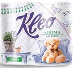 Бумага туалетная «Kleo» Aroma Lavender трехслойная, 4 рулона