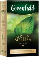 Чай Greenfield Green Melissa зеленый листовой 85 г