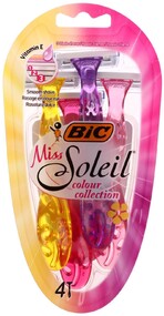 Бритва Bic Miss Soleil Colour Collection 3 одноразовая (4 штуки)