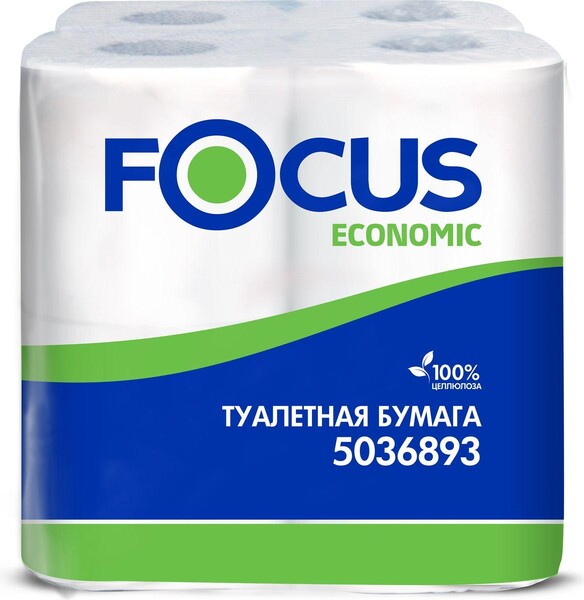 Туалетная бумага Focus Economic Choice 2 слоя 8шт.