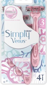 GILLETTE Simply Venus 3 Basic Бритвы безопасные одноразовые 4шт