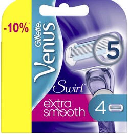Cменные кассеты для бритья Gillette Venus Swirl (4 штуки в упаковке)