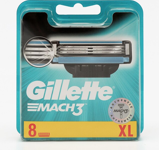 Cменные кассеты для бритья Gillette Mach 3, 8 шт