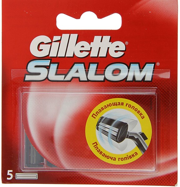 Кассеты сменные для бритья Gillette Slalom 5 штук