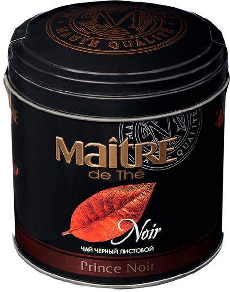 Чай Maitre de The Prince Noir черный листовой 150 гр
