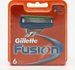 Кассеты сменные для бритья GILLETTE Fusion5, 6шт