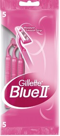 Станок для бритья женский одноразовый GILLETTE Blue II, 5шт