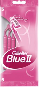 Станок для бритья женский одноразовый GILLETTE Blue II, 5шт