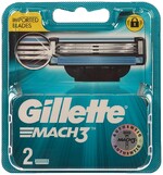 Cменные кассеты для бритья Gillette Mach 3, 2 шт