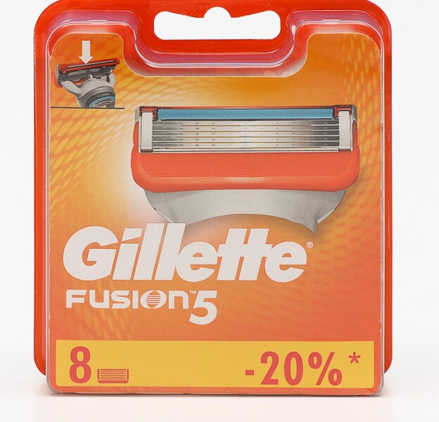 Кассеты сменные для бритья GILLETTE Fusion5, 8шт