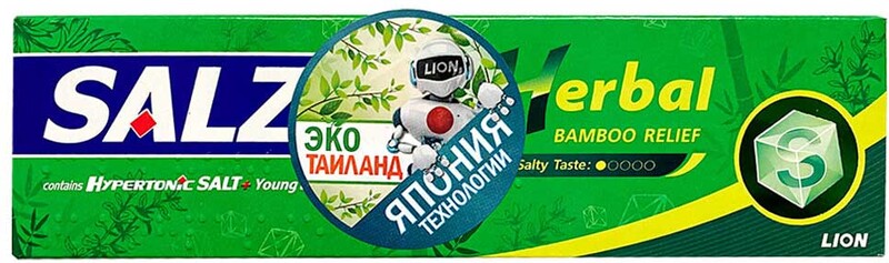 Зубная паста LION Thailand Salz Habu с экстрактом растения хабу, 90 г