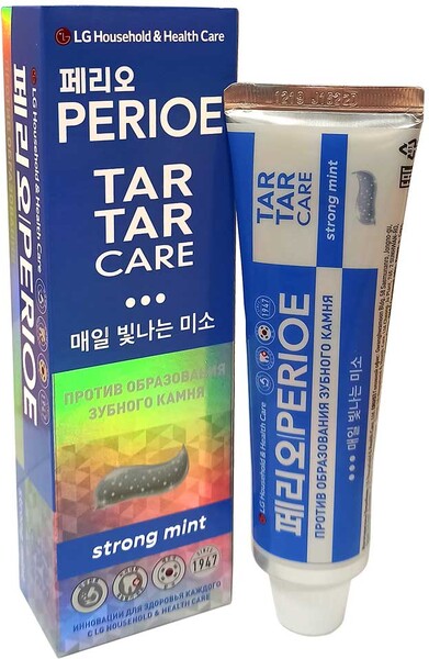Зубная паста Perioe Tar Tar Care Strong Mint сильная мята 120 г