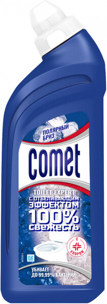 Гель для чистки унитаза COMET Полярный бриз, 700мл Россия, 700 мл