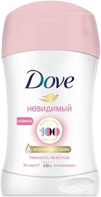 Дезодорант-стик женский DOVE Невидимый Нежность лепестков, 40мл Россия, 40 мл