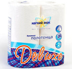 Полотенца кухонные Мягкий Знак DELUXE 2-слойные 2 рулона