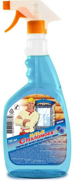 Средство Илья Стекломоев для мытья стекол и зеркал, 750 мл