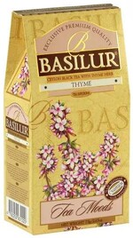 Чай листовой черный с чабрецом Basilur Чайный каприз, 75 гр., картонная коробка