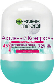 Дезодорант роликовый женский GARNIER Mineral Активный контроль ТермоЗащита с минералом Перлит, 50мл Польша, 50 мл
