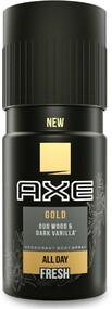 Axe Gold Дезодорант спрей Агаровое дерево/черная ваниль