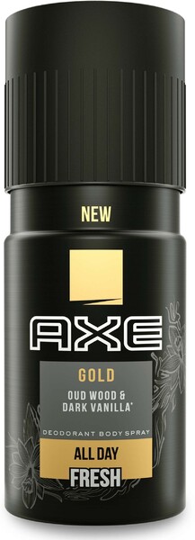 Axe Gold Дезодорант спрей Агаровое дерево/черная ваниль