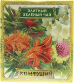 Чай Конфуций (миксы) Небесный цветок 68 гр.зеленый стекло (4)