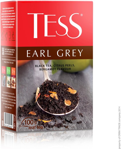 Чай Tess Earl Grey черный листовой 100 г