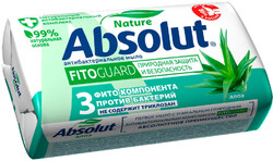 Мыло туалетное Absolut FitoGuard Алоэ антибактериальное, 90 г