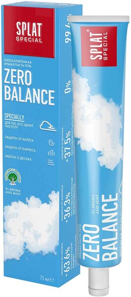 Зубная паста Splat Special Zero Balance, 75 мл