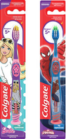 Зубная щетка детская Colgate Spiderman супермягкая на присоске 5+