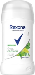 Дезодорант-антиперспирант стик женский REXONA Свежесть бамбука и алоэ вера, 40мл Россия, 40 мл