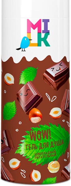 Гель д/душа Milk питательный Шоколадный 400мл