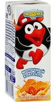 Коктейль молочный Смешарики Карамельная ириска 2,5%, 0.21кг