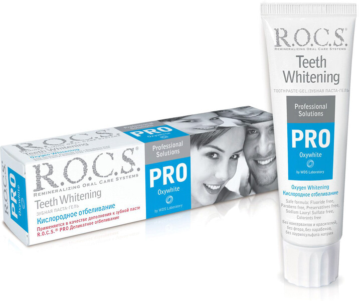 Зубная паста Rocs PRO Кислородное отбеливание 60 мл (03-08-003)
