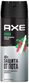 Антиперспирант-спрей мужской AXE Africa с ароматом мандарина и сандала, 150мл Россия, 150 мл