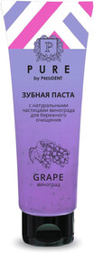 Зубная паста PRESIDENT Pure by Виноград, 100г Россия, 100 мг