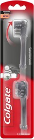 Насадки для электрической зубной щетки Colgate Proclinical 150 Древесный Уголь питаемые от батареи мягкие 2 штуки