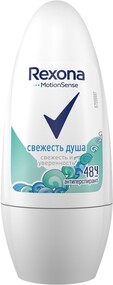 Дезодорант-антиперспирант роликовый женский REXONA Свежесть душа, 50мл Россия, 50 мл