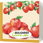 Салфетки бумажные Bulgaree Green Наливные яблоки трехслойные 33x33 см 20 шт