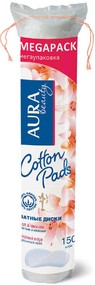 Ватные диски Aura, 150 шт