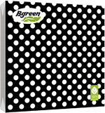 Салфетки бумажные Bulgaree Green Горох на черном трехслойные 33x33 см 20 шт